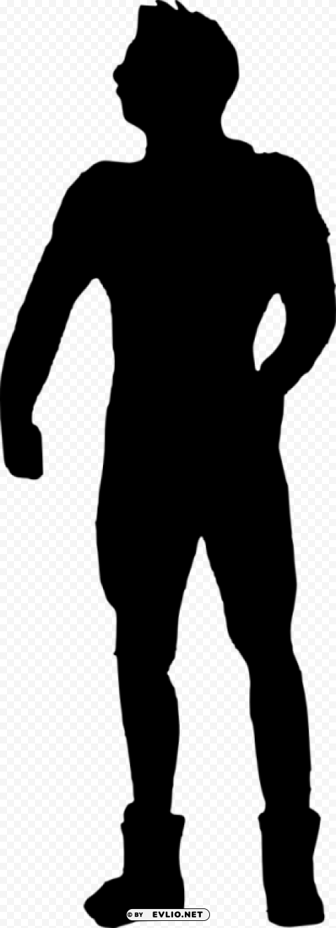 muscle man bodybuilder silhouette PNG images with no background comprehensive set