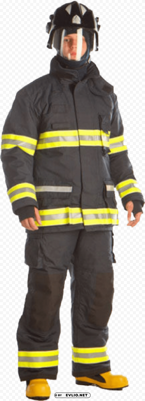 Firefighter Isolated Icon With Clear Background PNG