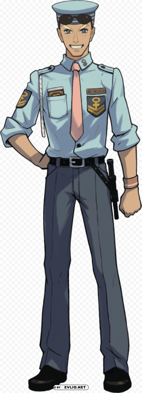 johnny smiles ace attorney PNG for digital design