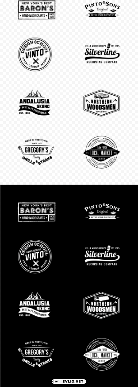 vintage logo pdf Transparent PNG images for digital art