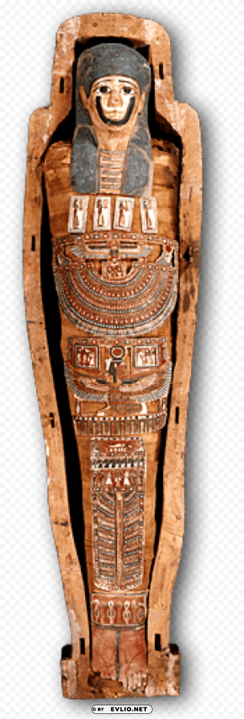 Transparent background PNG image of egyptian mummy and coffin Isolated Design Element in HighQuality PNG - Image ID 29ce9f86