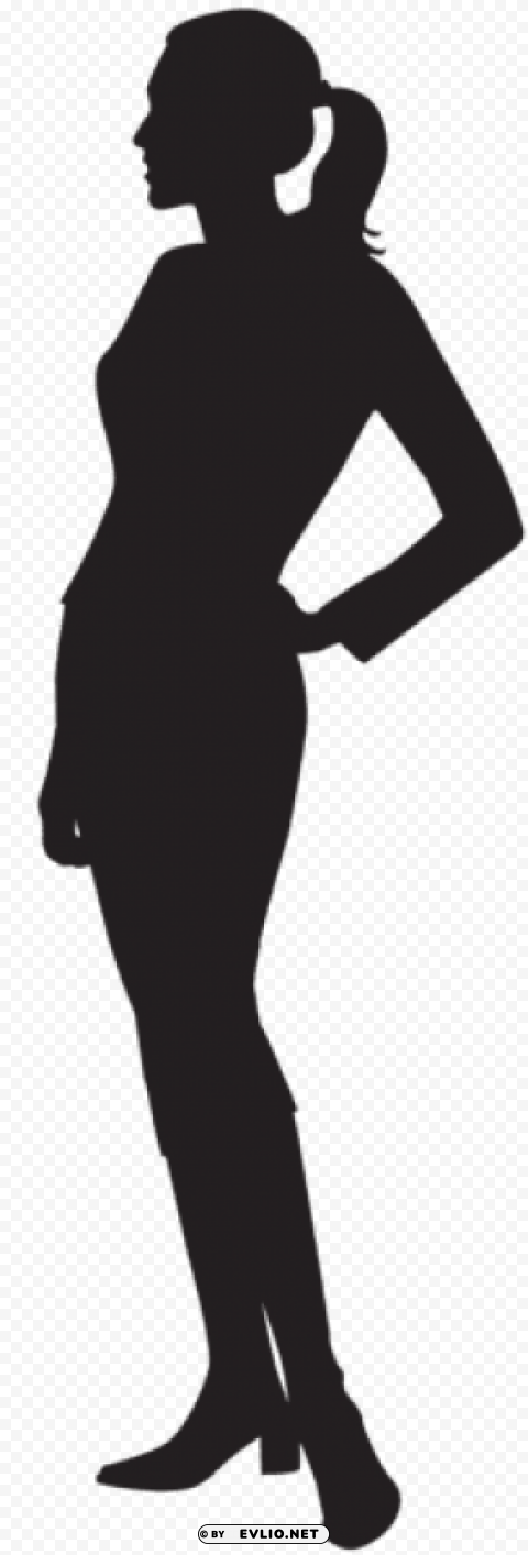 female silhouette HighQuality PNG with Transparent Isolation