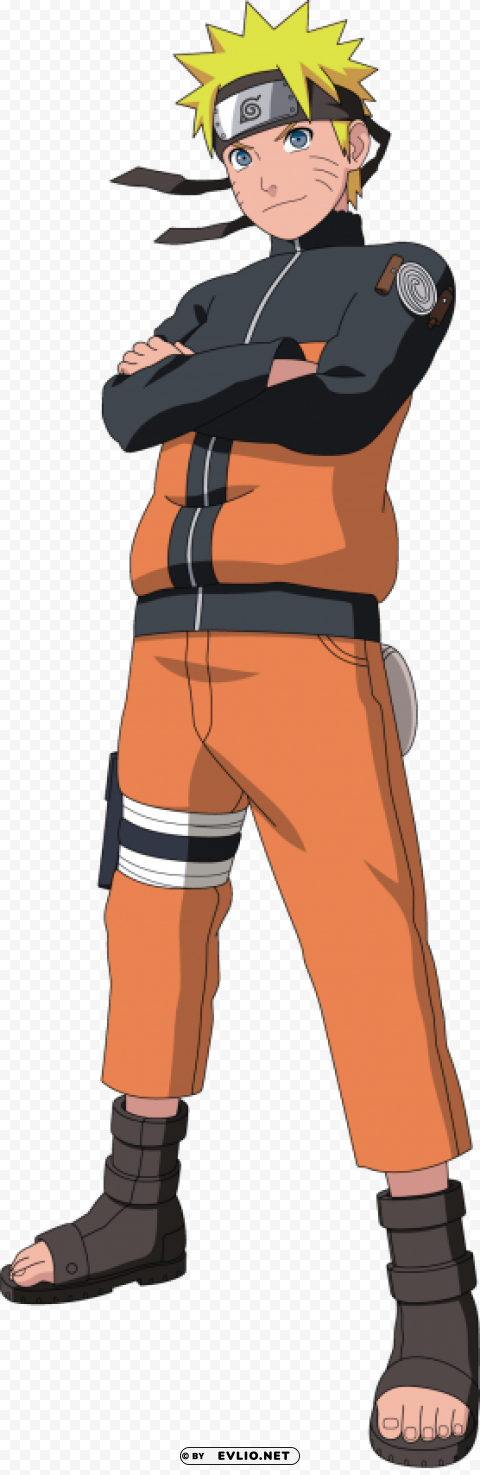naruto standing PNG images with alpha transparency layer