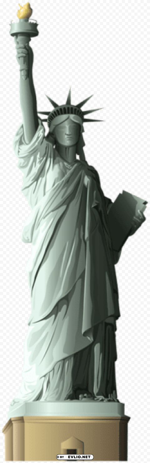 statue of liberty PNG Image Isolated with Transparency