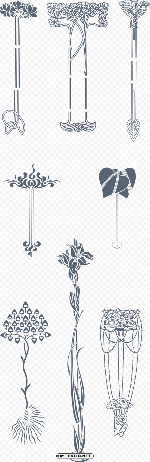review all the organically inspired art nouveau vector - christmas ornament HighQuality Transparent PNG Isolated Element Detail