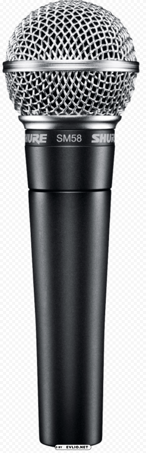 sm58 shure microphone Isolated Artwork in Transparent PNG