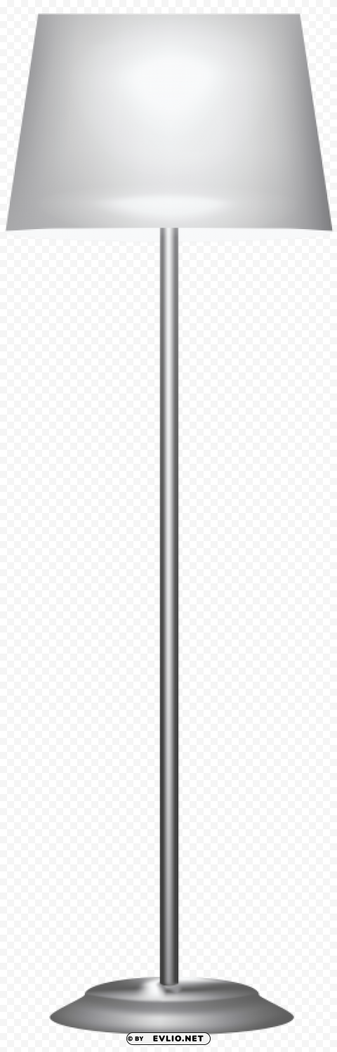 white floor lamp PNG file without watermark