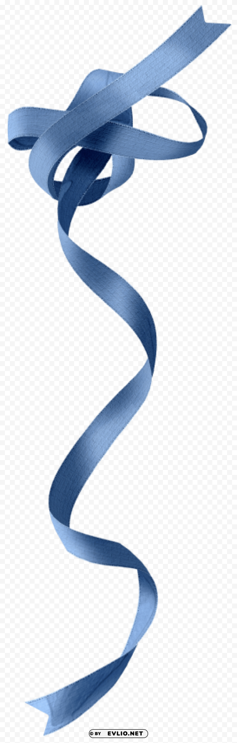 blue ribbon PNG for Photoshop