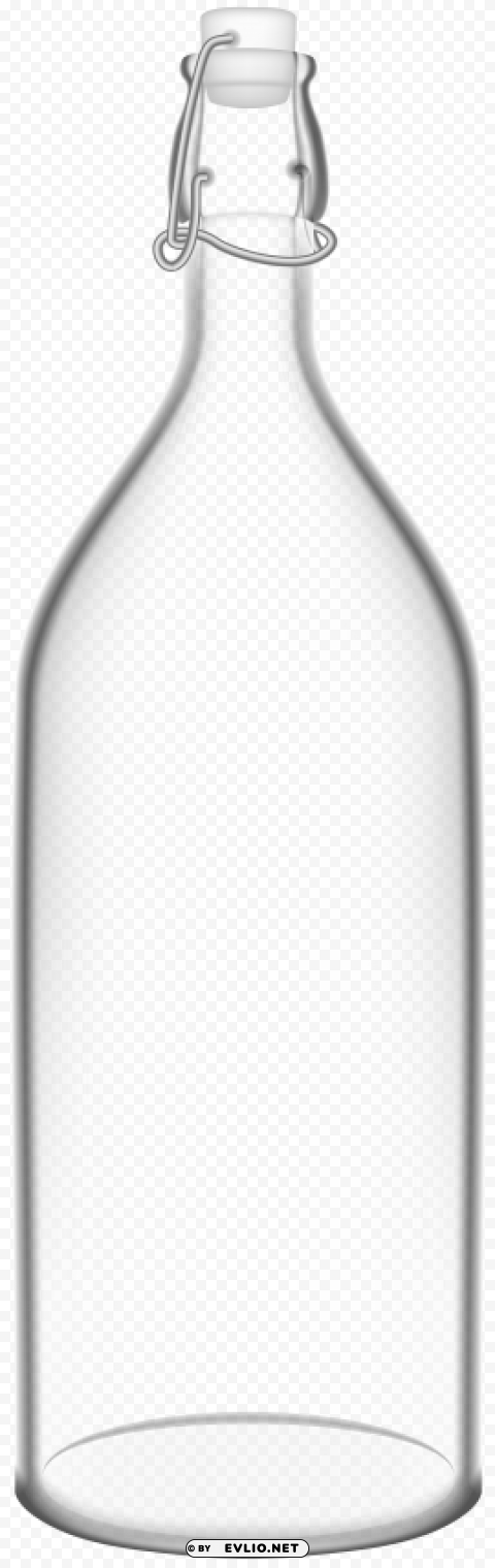 glass bottle Isolated Design in Transparent Background PNG
