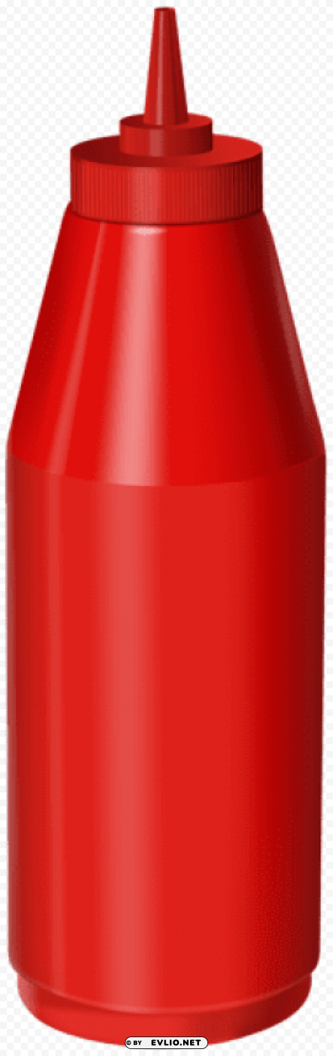 ketchup Isolated Design on Clear Transparent PNG