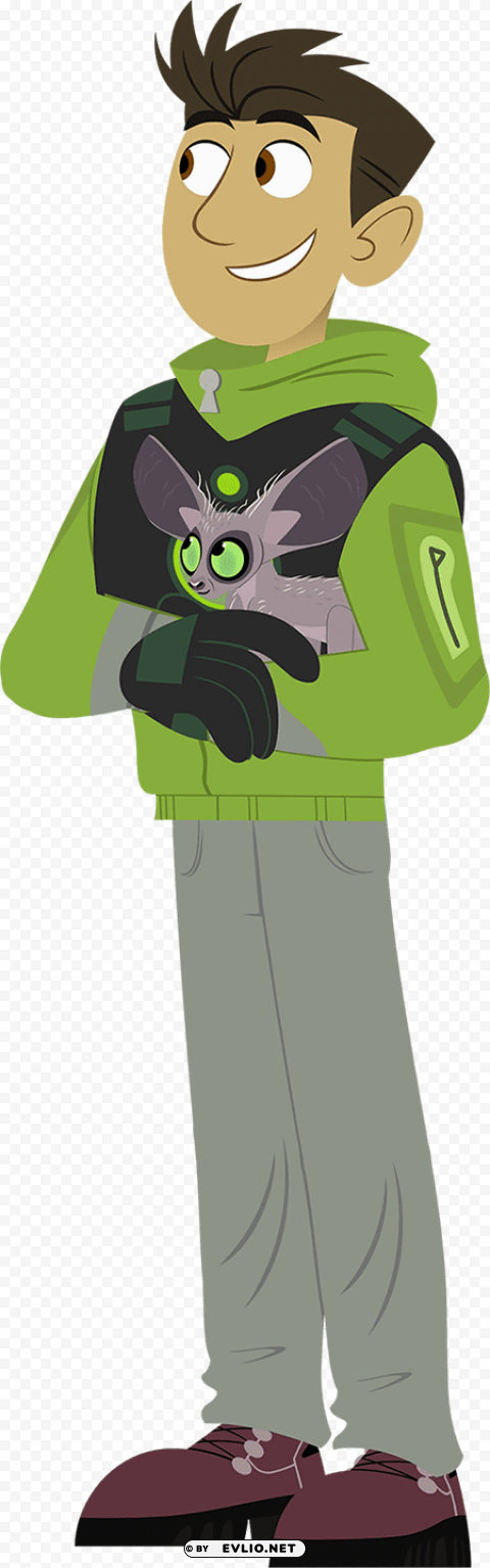 baú de imagens - wild kratts chris HighQuality PNG Isolated on Transparent Background