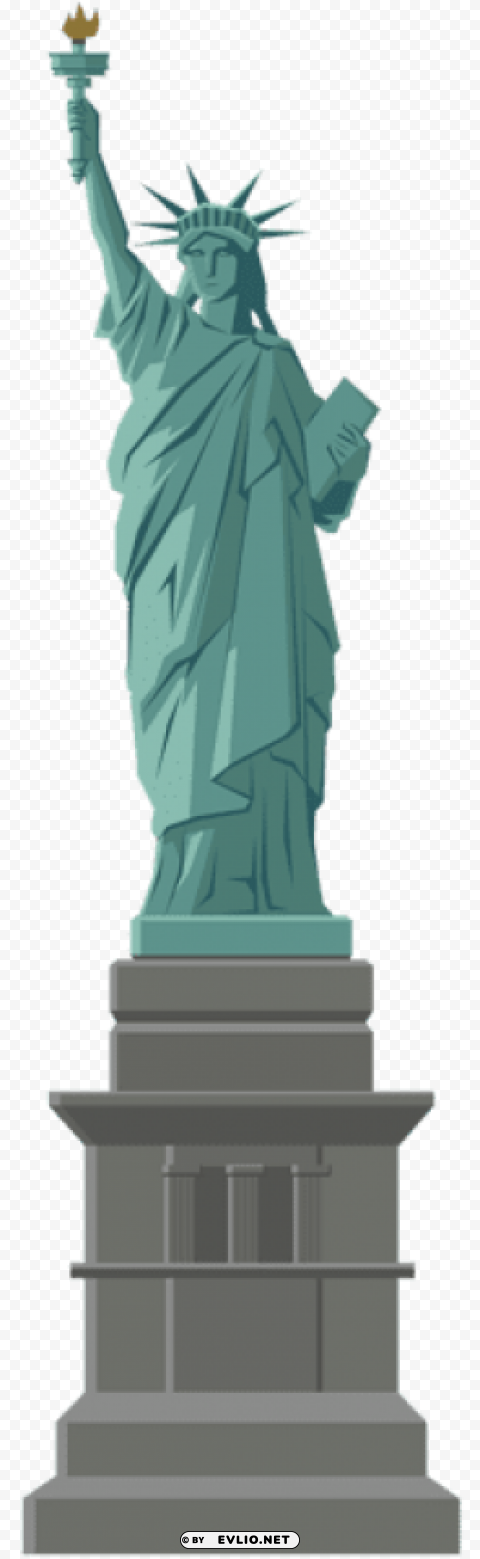 statue of liberty PNG Image Isolated with Clear Transparency
