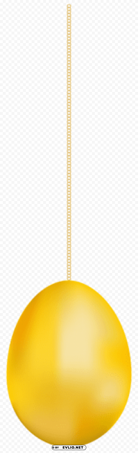 hanging gold easter egg transparent Clear Background PNG Isolated Item