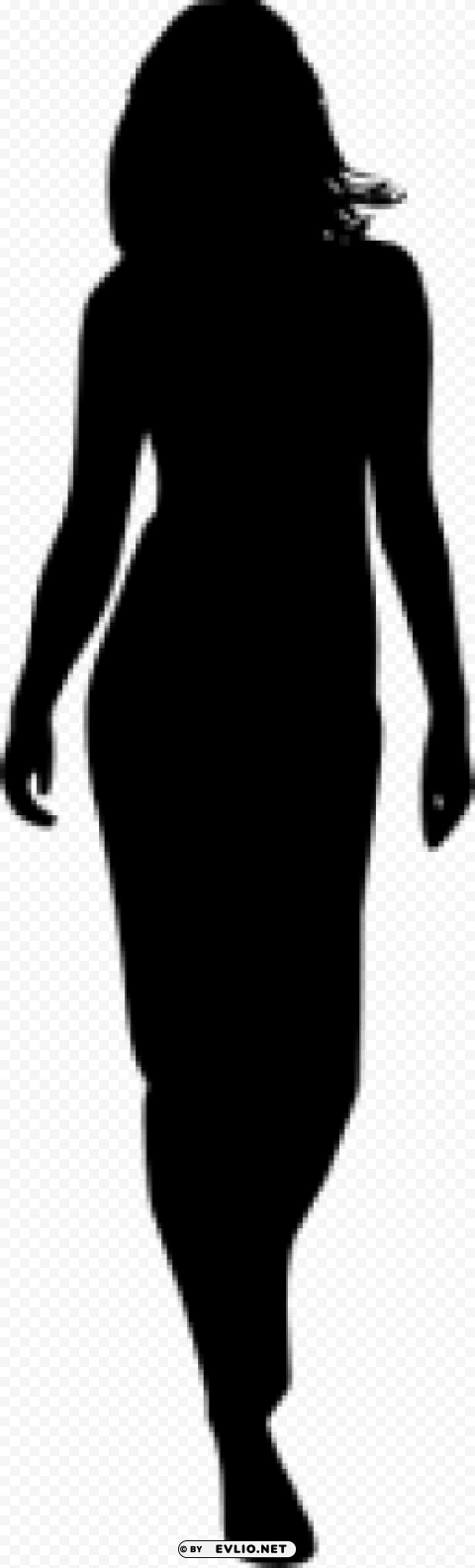 Woman Silhouette PNG transparent images for social media