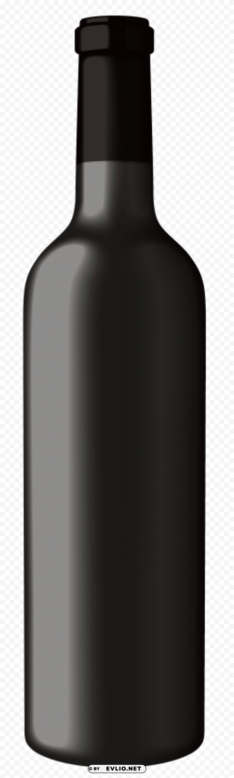 Black Wine Bottle PNG Images With No Fees