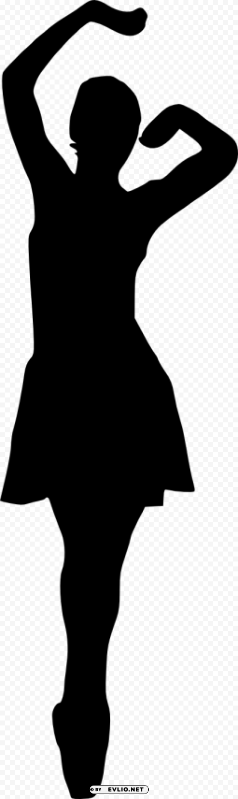 ballerina silhouette Transparent PNG images free download