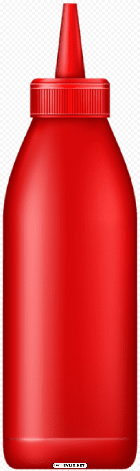 ketchup bottle Isolated Element on HighQuality Transparent PNG