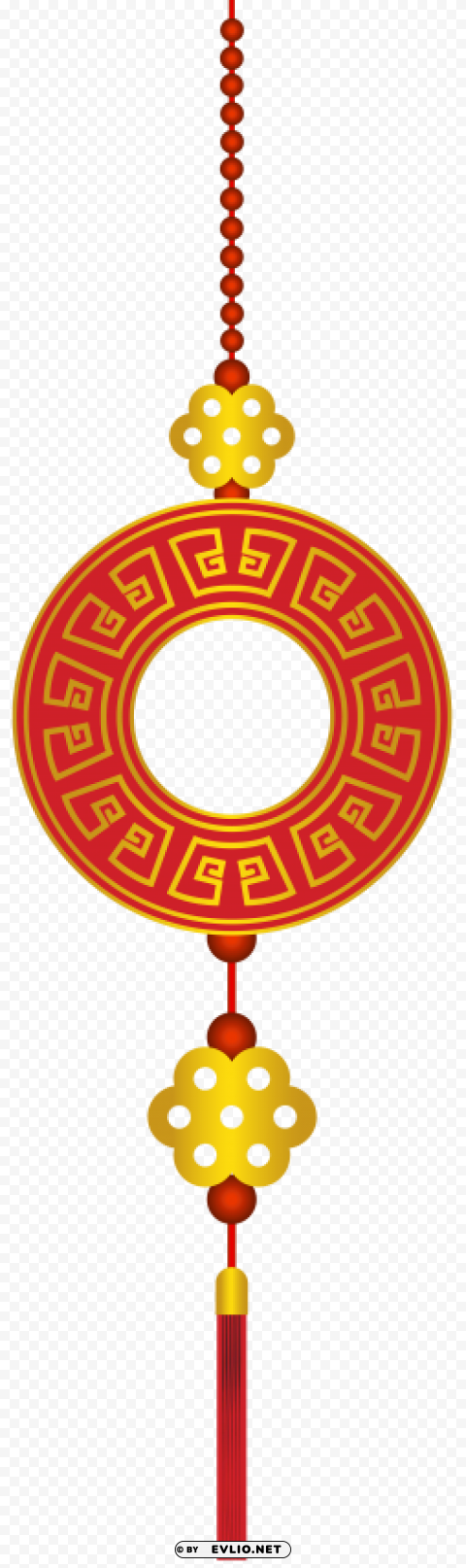 Chinese New Year Decor Isolated Graphic On Transparent PNG
