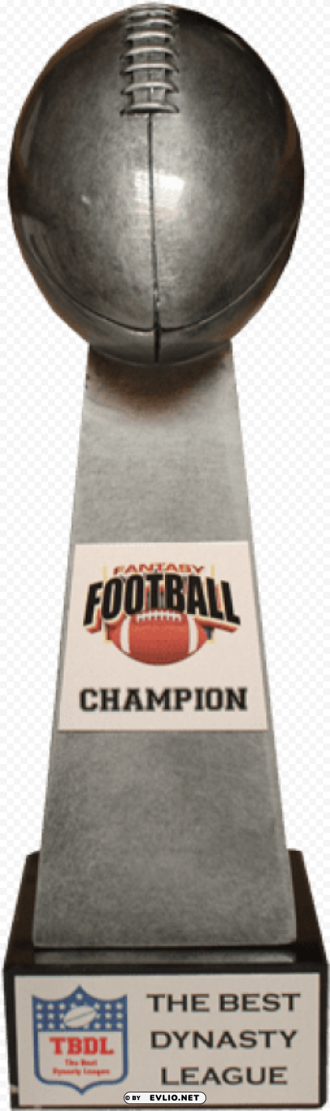 fantasy football trophy Isolated Object on Transparent Background in PNG
