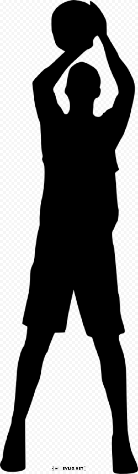 basketball player silhouette Transparent PNG picture