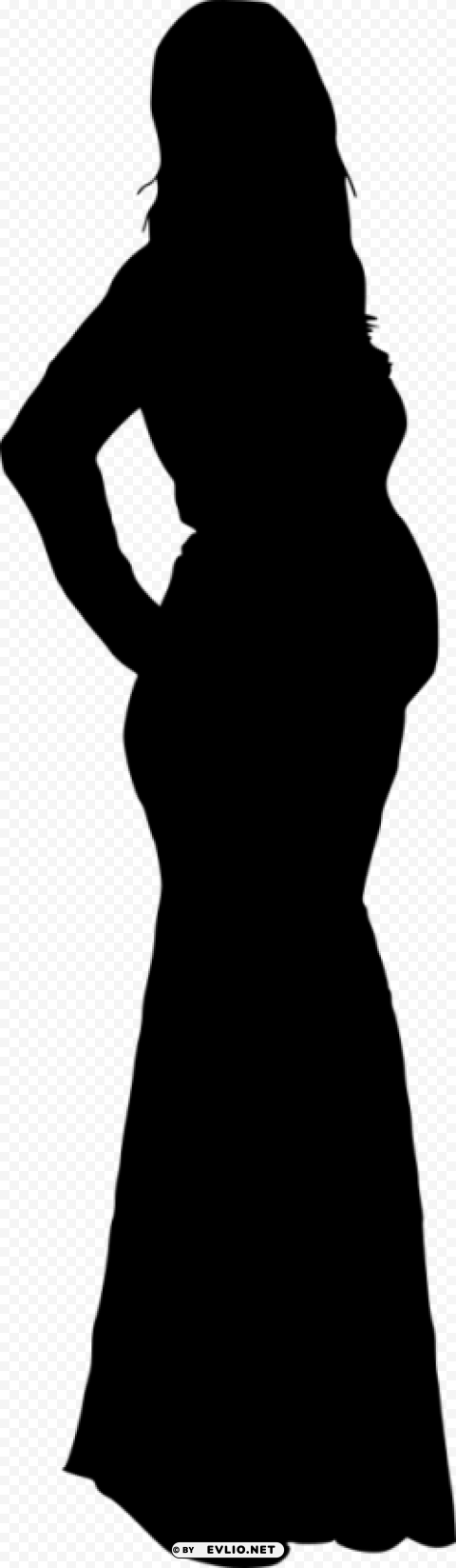 pregnant woman Silhouette PNG images with transparent backdrop