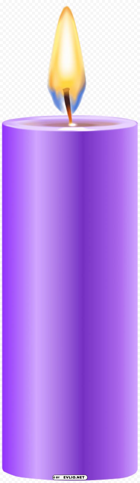 purple candle HighQuality Transparent PNG Element