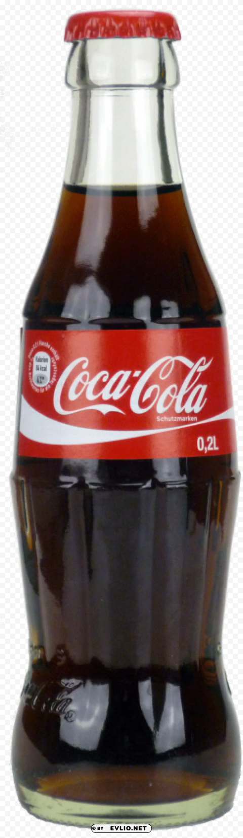 coca cola bottle PNG with Clear Isolation on Transparent Background