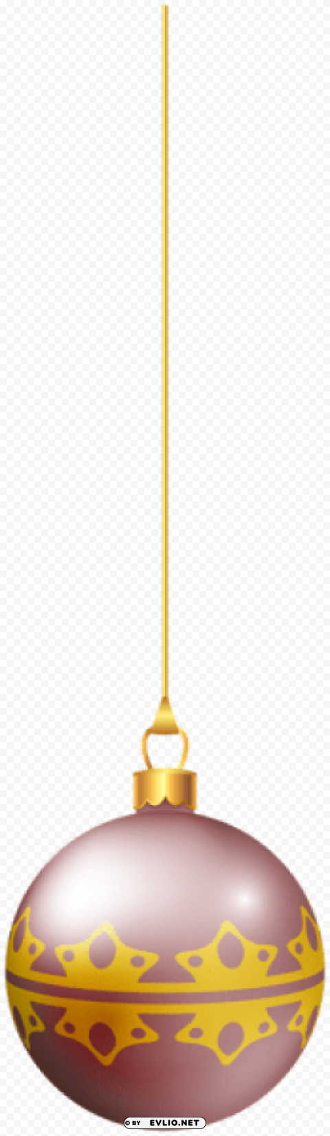xmas hanging ball PNG transparent designs for projects