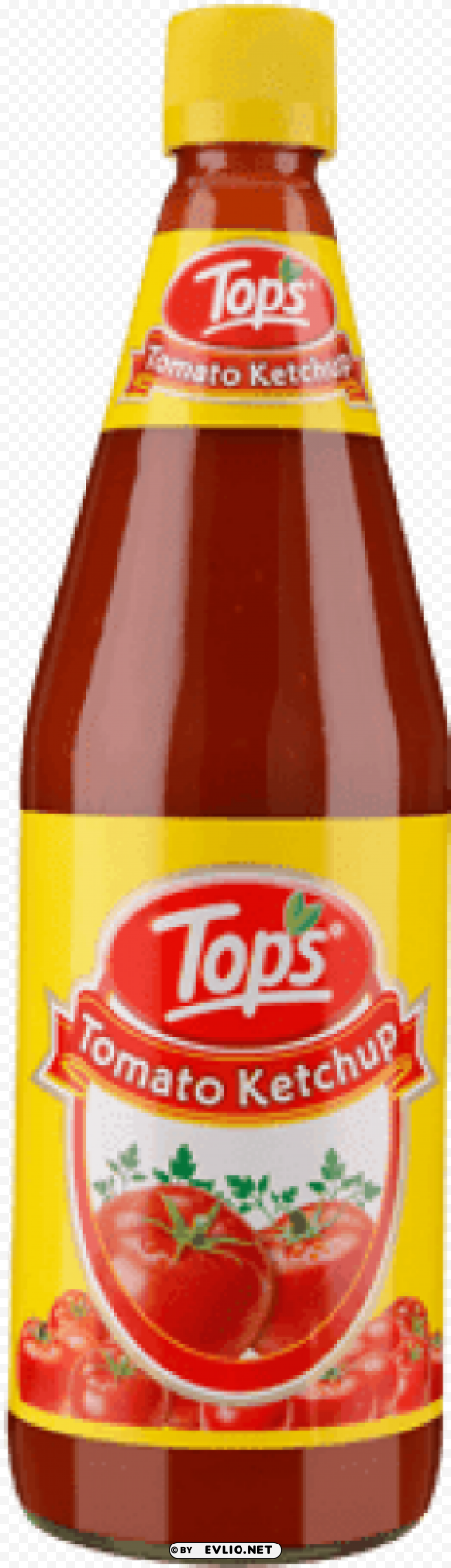 tops tomato ketchup Transparent PNG pictures complete compilation