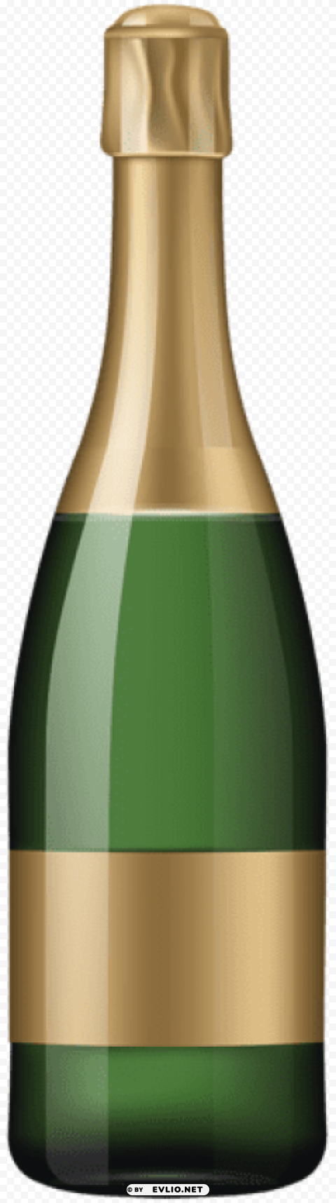 champagne bottle Clear Background PNG Isolated Illustration