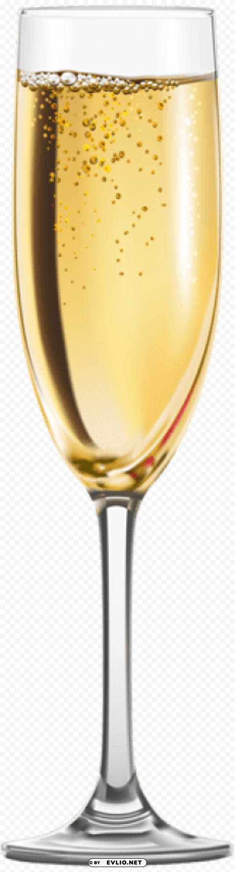 Glass Of Champagne Isolated Character On Transparent Background PNG