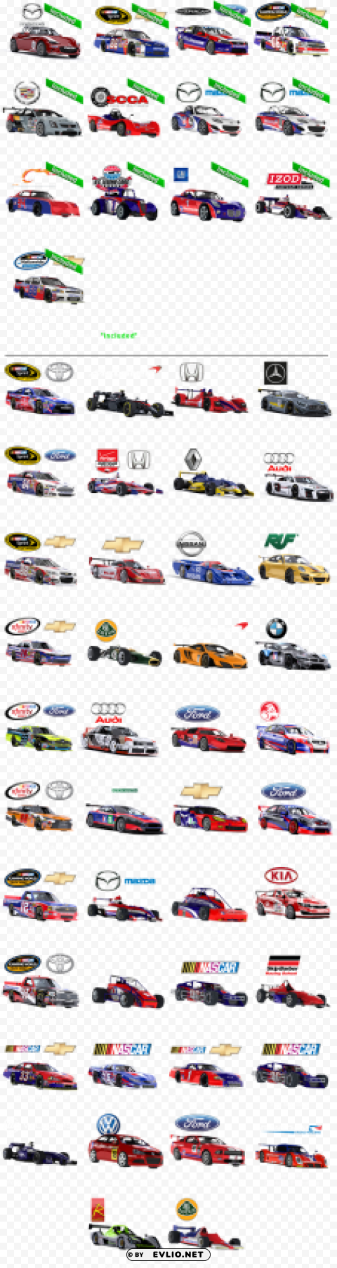Iracing Car List PNG Image Isolated With High Clarity