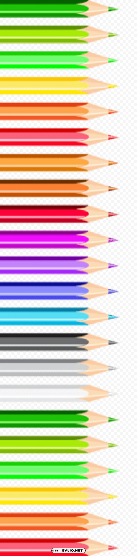  deco pencils vector Transparent Background Isolated PNG Art
