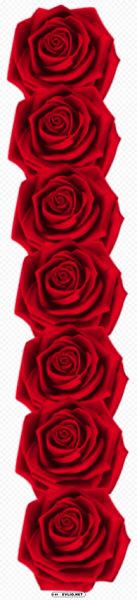 red roses decoration Transparent PNG stock photos