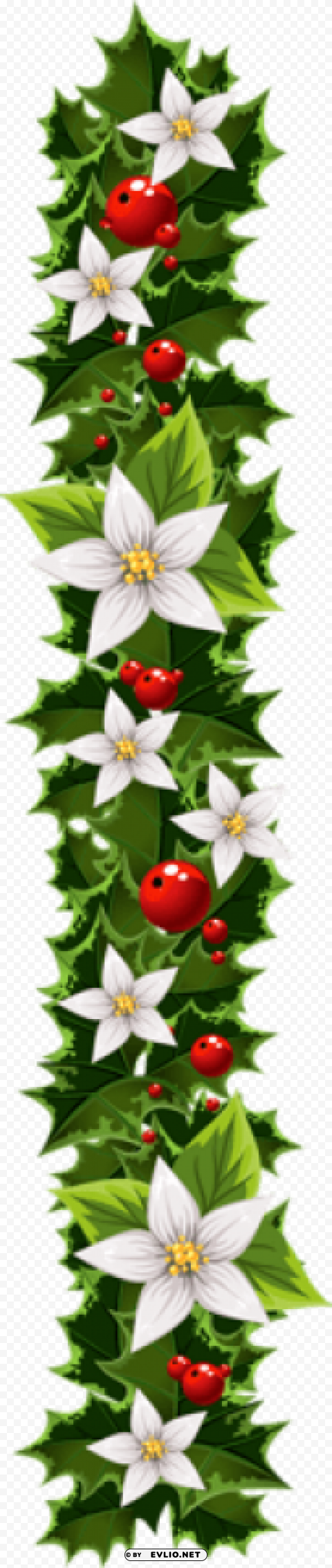 transparent christmas garland Clear PNG images free download
