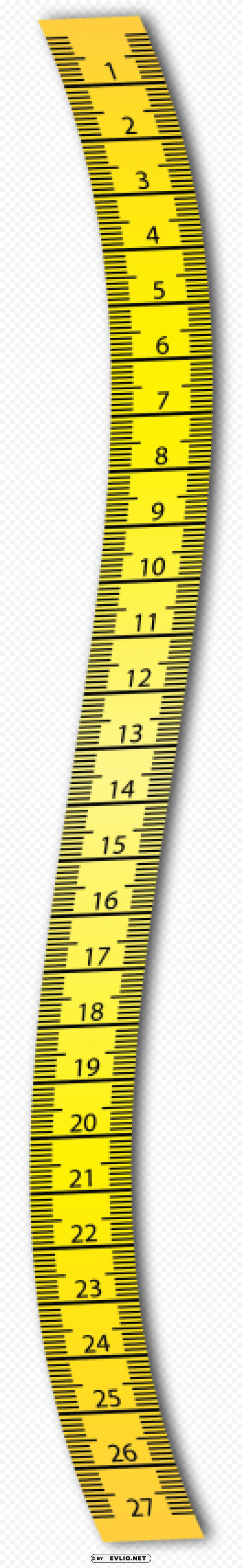 measure tape Isolated Element on Transparent PNG