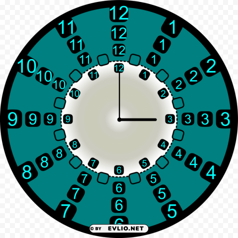 Digital Clock Green Clear Background PNGs