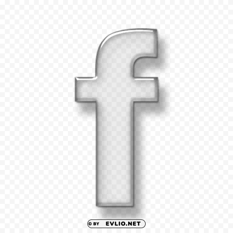 3d glass glass icon social media logos facebook logo PNG images with transparent overlay