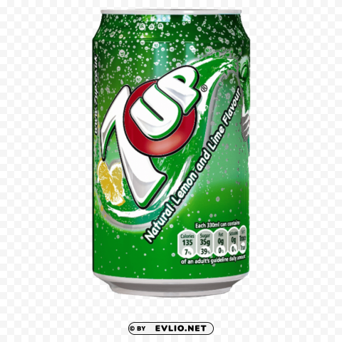 7up Can Free Desktop Isolated Graphic With Transparent Background PNG