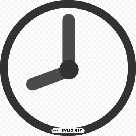 9 Clock Icon HighQuality Transparent PNG Isolated Element Detail