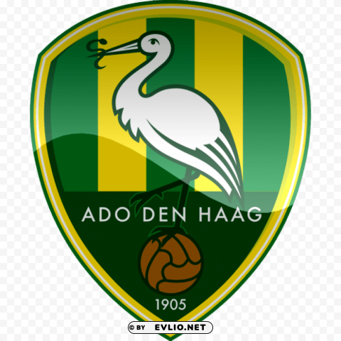 ado den haag football logo Isolated Icon on Transparent Background PNG