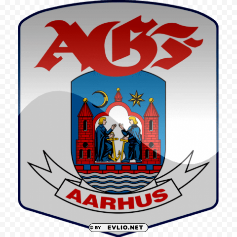 agf aarhus logo Isolated Character in Transparent Background PNG