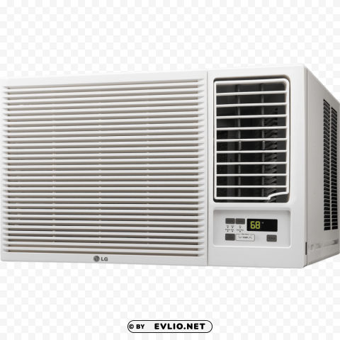air conditioner PNG with Clear Isolation on Transparent Background