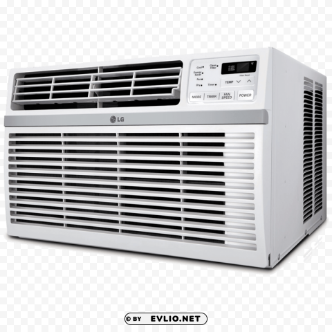 air conditioner PNG with clear overlay