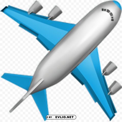 airplane emoji PNG high quality