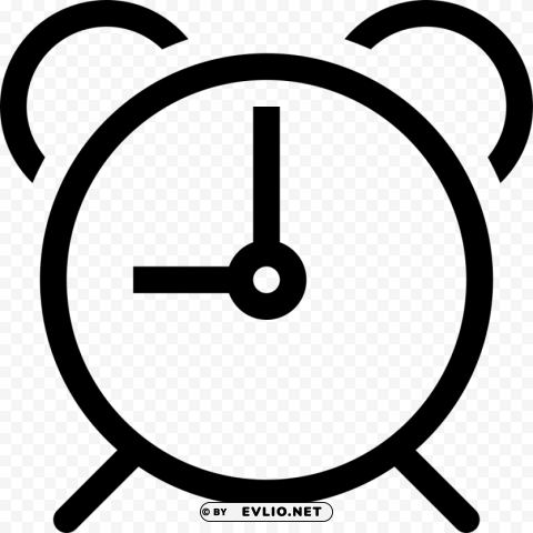 alarm clock icon svg PNG images for merchandise