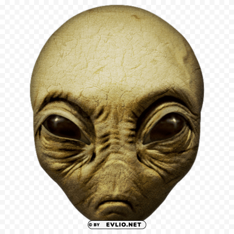 alien face close up HighResolution Transparent PNG Isolation