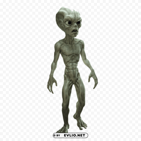 alien walking Isolated Artwork in HighResolution Transparent PNG