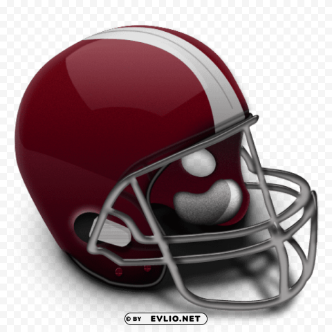 american football helmet PNG Graphic Isolated on Clear Background Detail