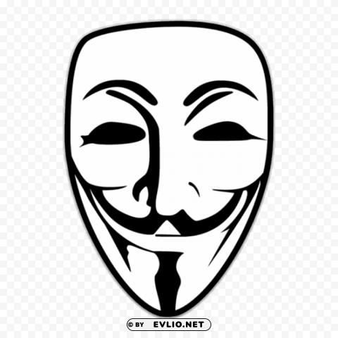 anonymous mask Isolated Character in Clear Transparent PNG